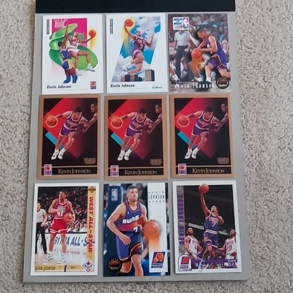 Lot of 40 Kevin Johnson Phoenix Suns basketball cards - Picture 13 of 16